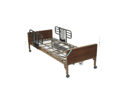 Picture of Drive Medical Delta Ultra Light Full Electric Hospital Bed with Half Rails