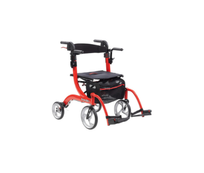 Picture of Drive Medical Nitro Duet Transport Chair and Rollator Walker