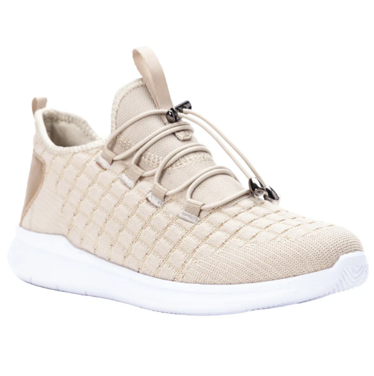 Picture of Propet Womens TravelBound WAA132M Cream Metallic Width N