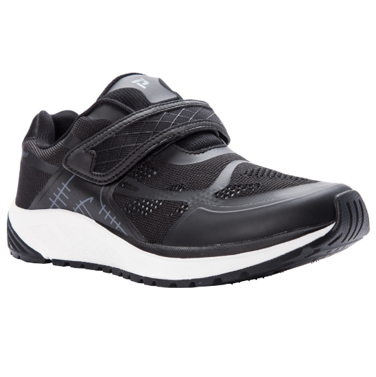 Picture of Propét One Strap Women’s Sneaker MAA023M Black/DK grey Width M