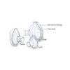 Philips Respironics LiteTouch Aerosol Mask - Large (5 Years to Adult), 10 Pack — view 2